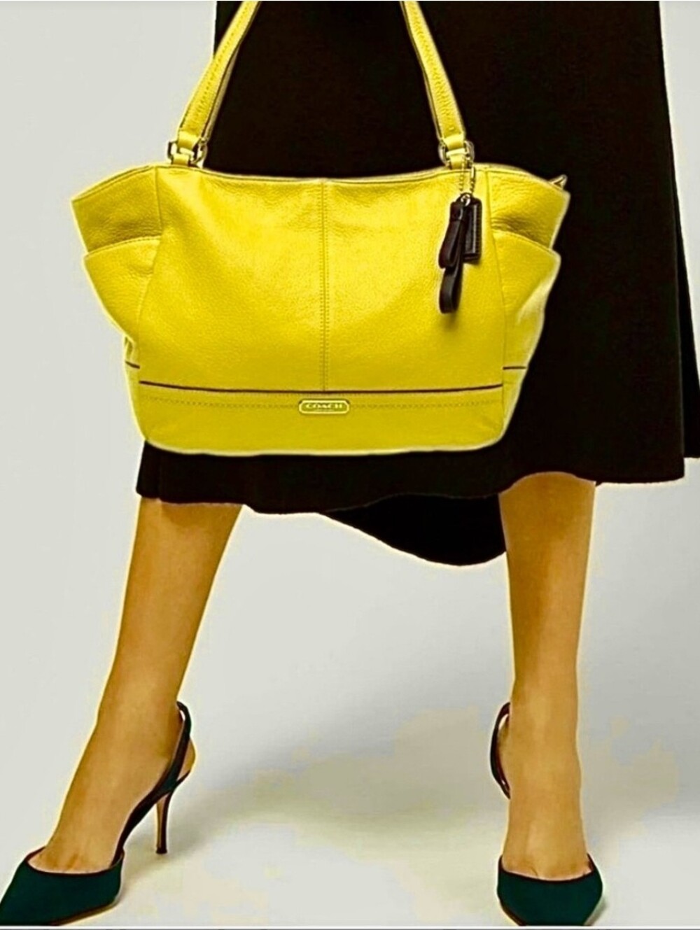 Coach Park Carrie Tote Bag.